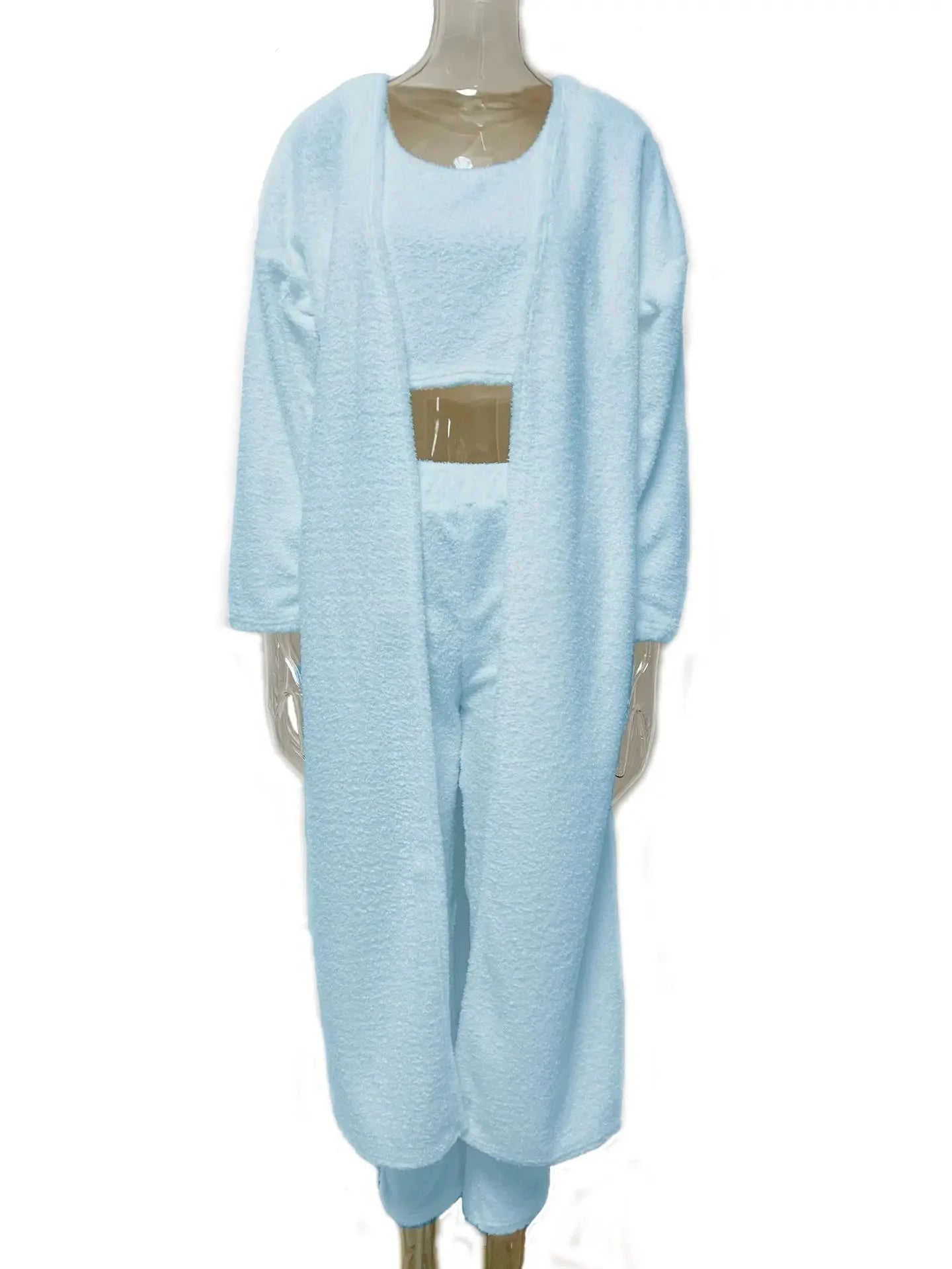 3-Piece Fuzzy Fleece Loungewear Set